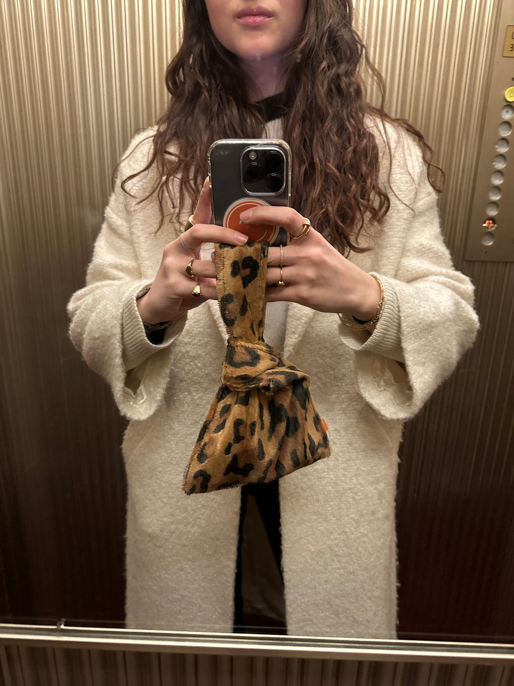 Cheetah print Nodo Bags