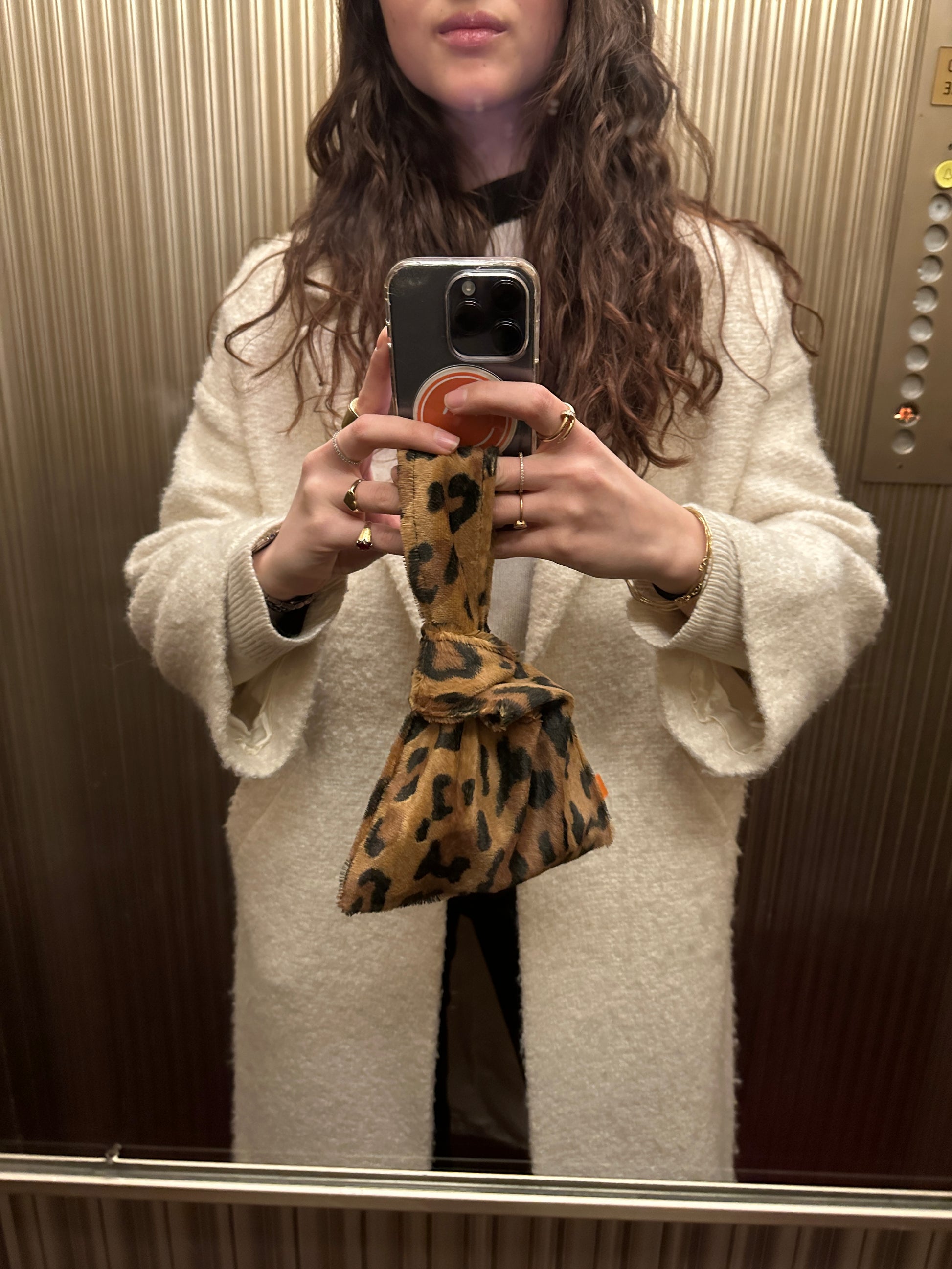 Cheetah print Nodo Bags