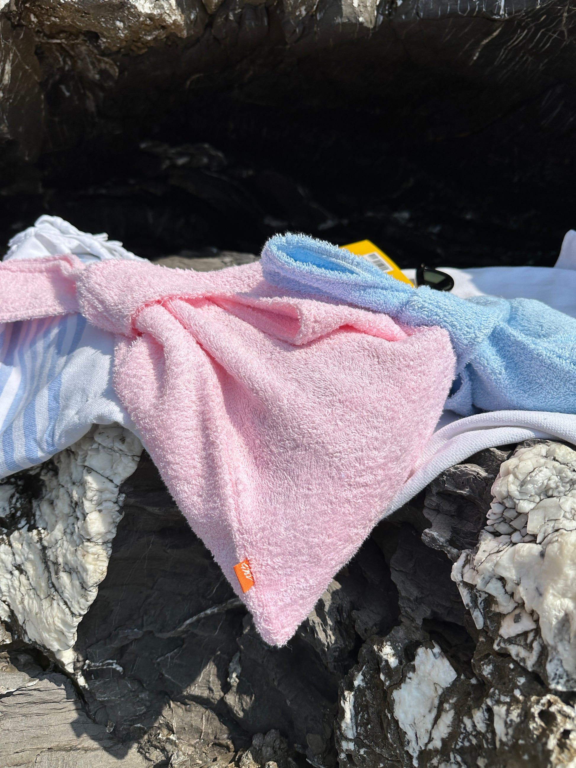 Cotton Candy Pink Terry Towel Bag