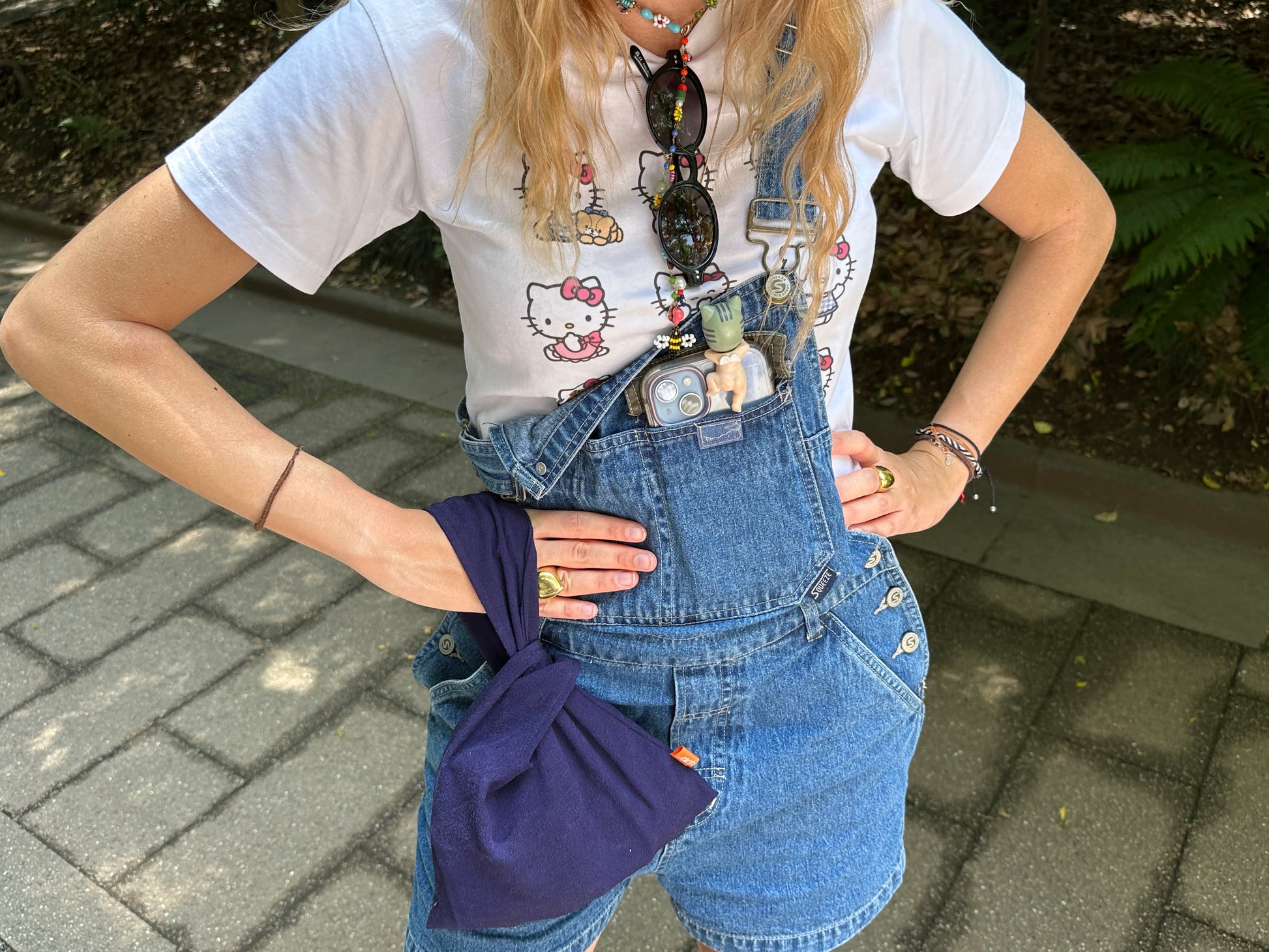 Kimono Blu Bag