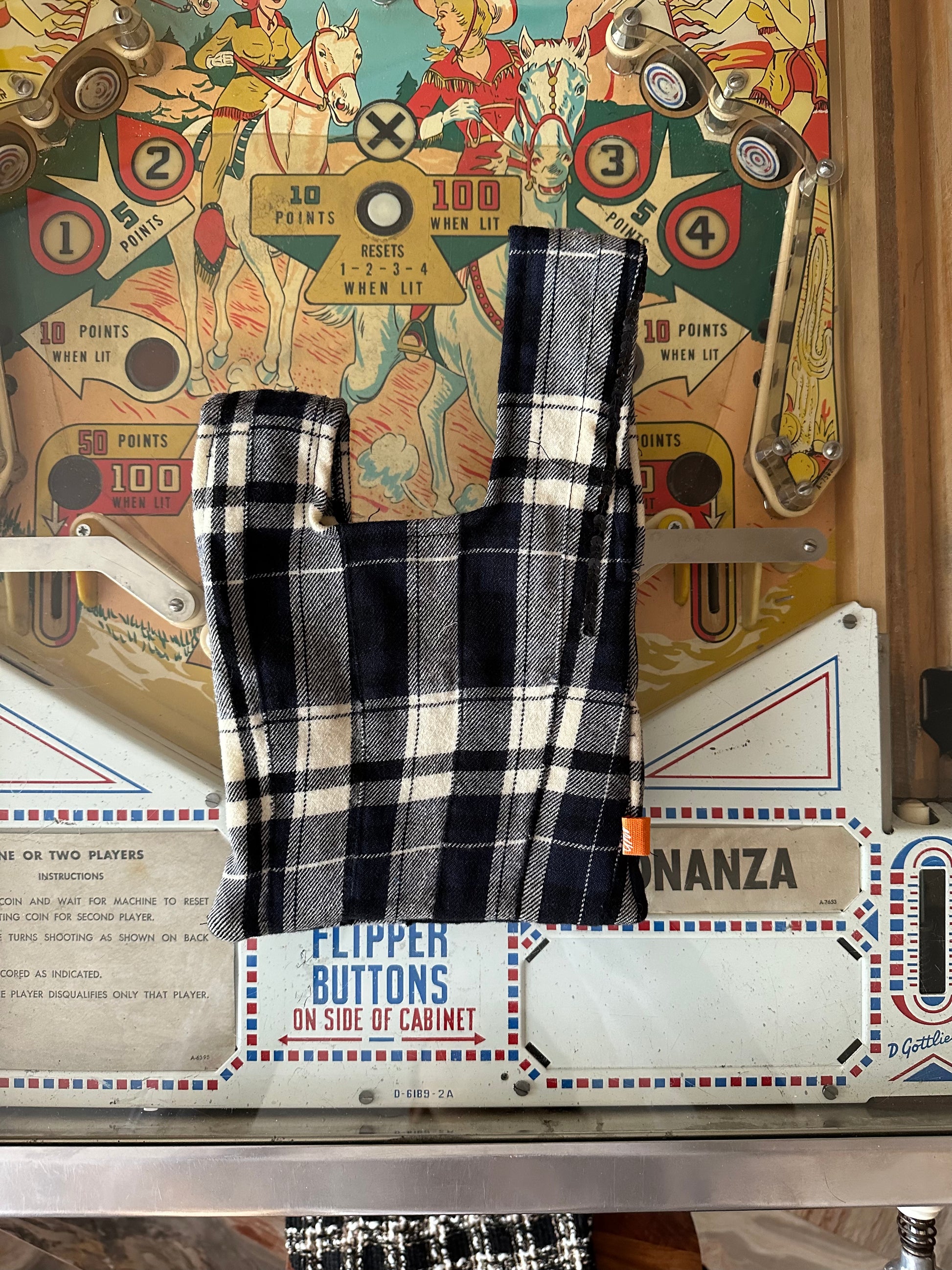 Plaid B&W Bag