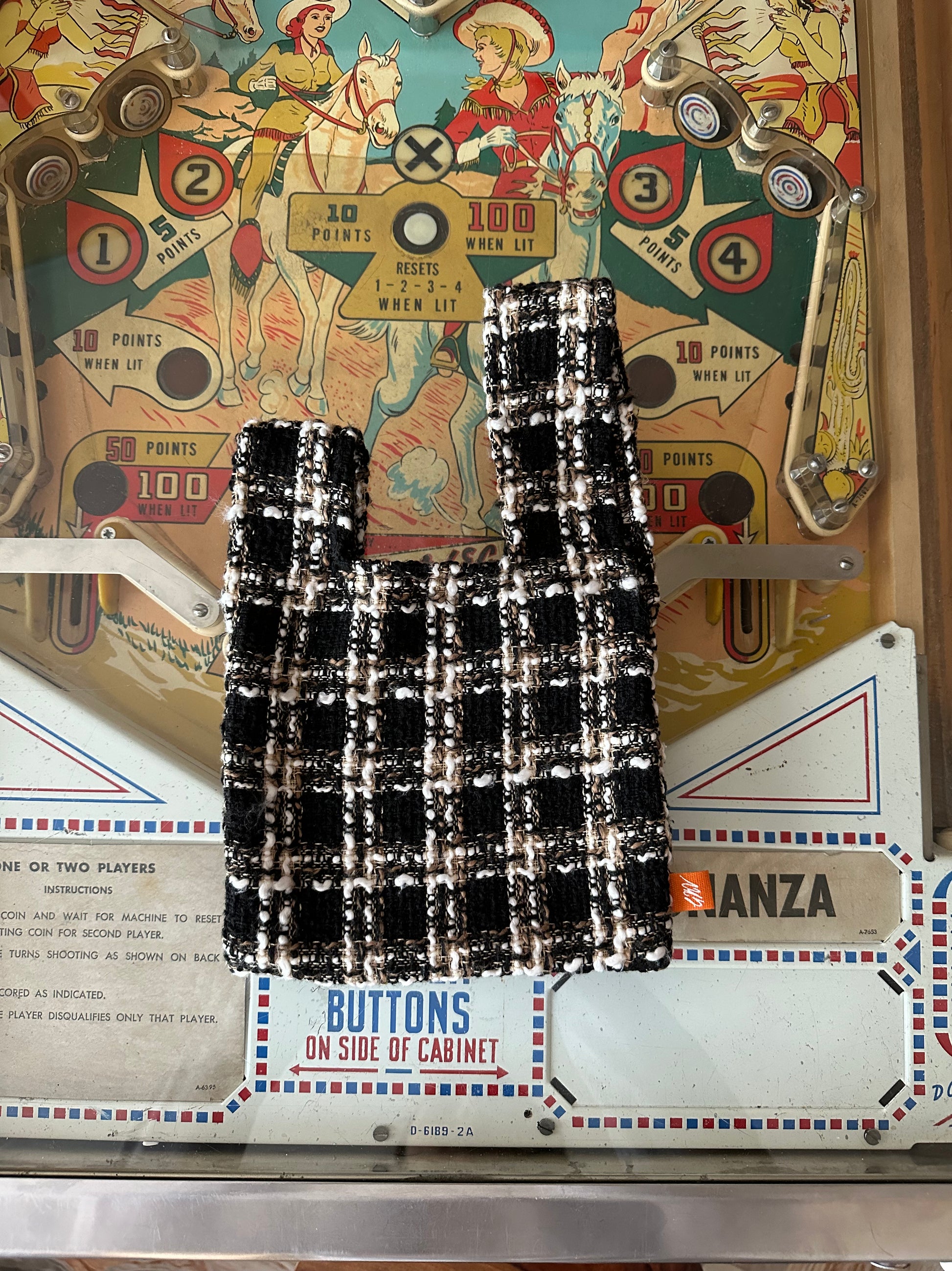 Tweed B&W Bag