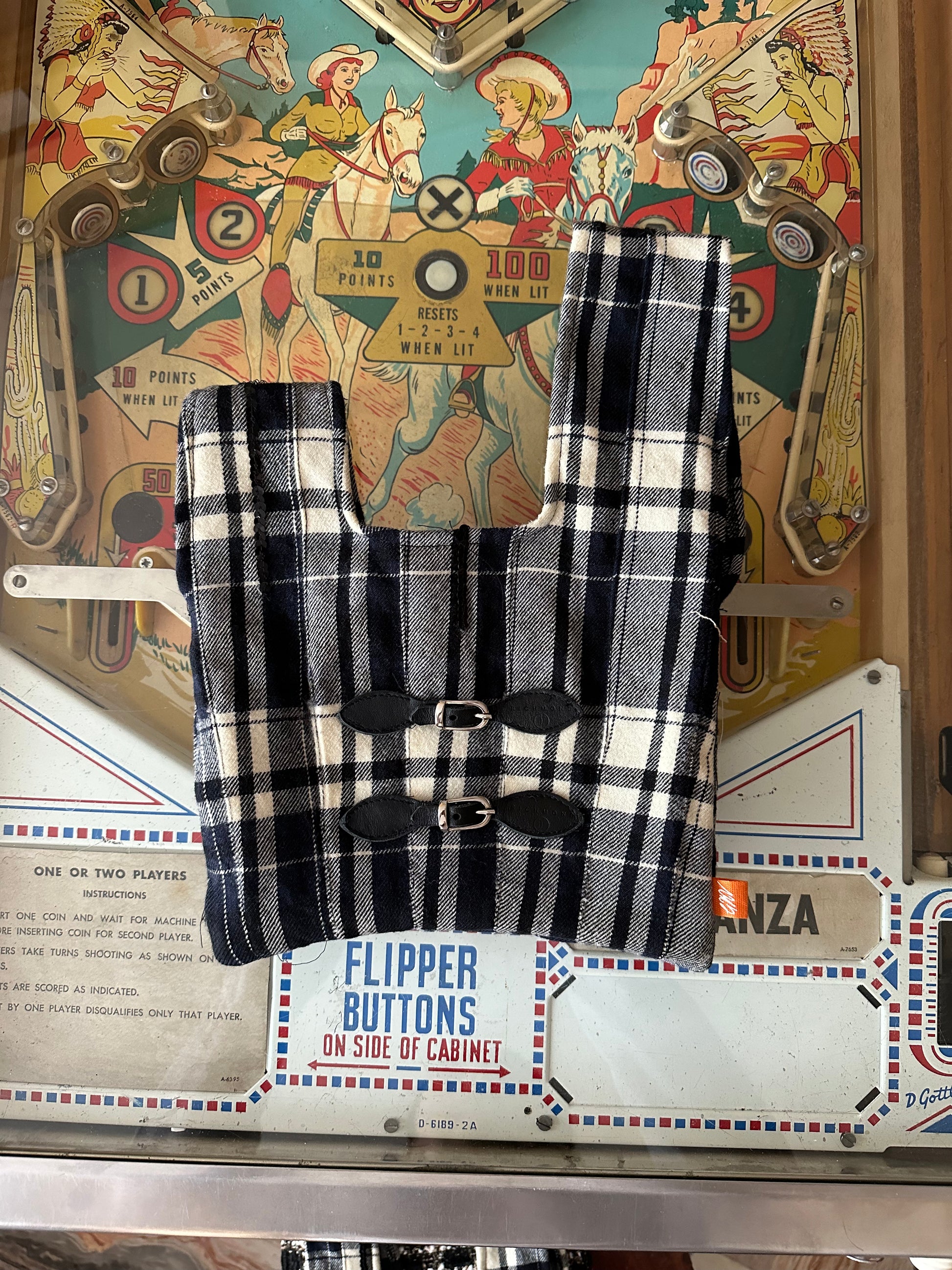 Plaid B&W Bag