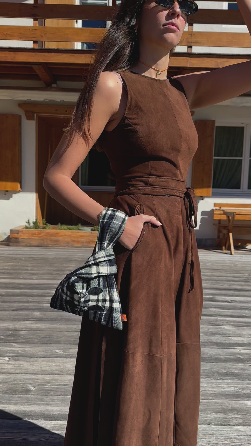 Plaid B&W Bag