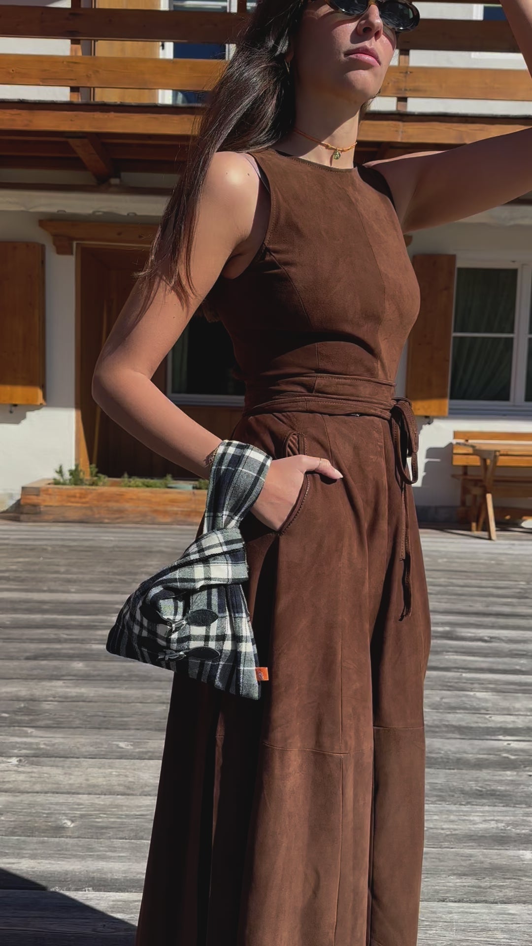 Plaid B&W Bag