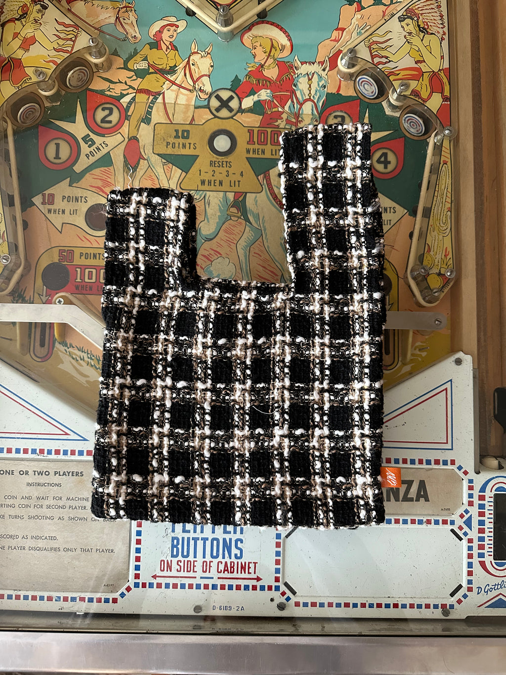 Tweed B&W Bag