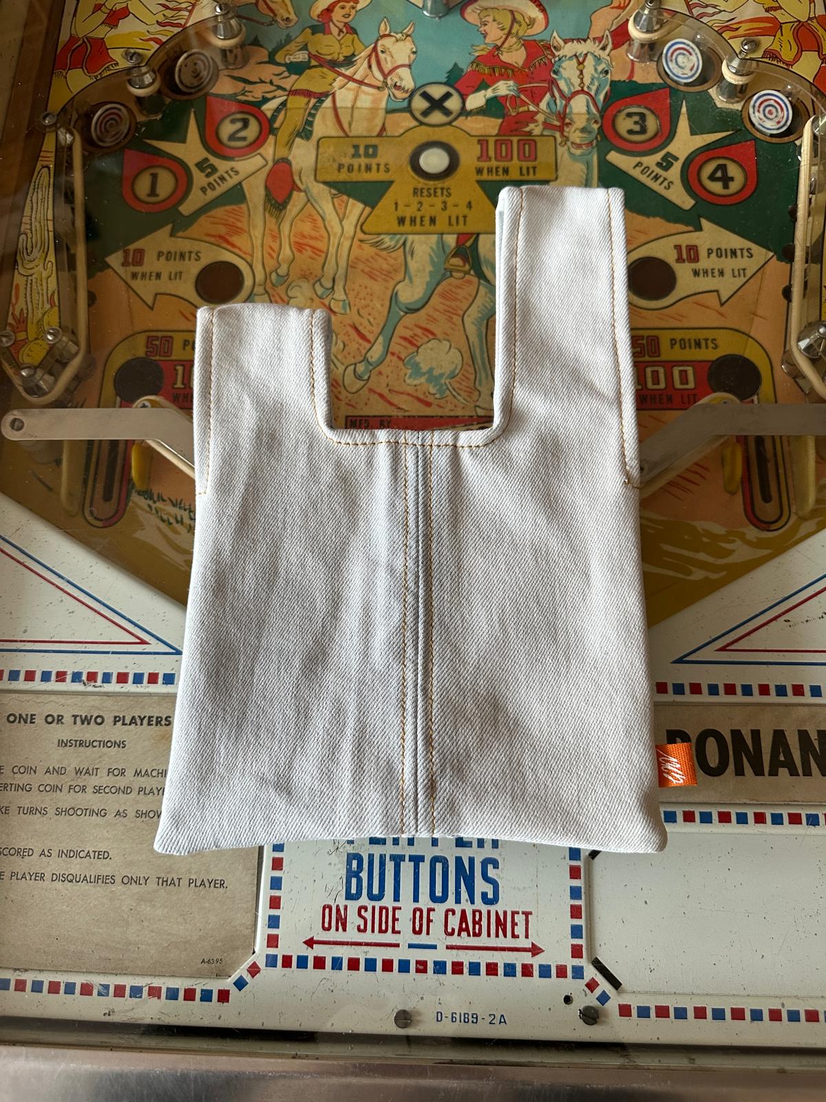 Very light-wash denim Bag